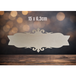 Tabliczka ozdobna 20 15cm, sklejka 3mm